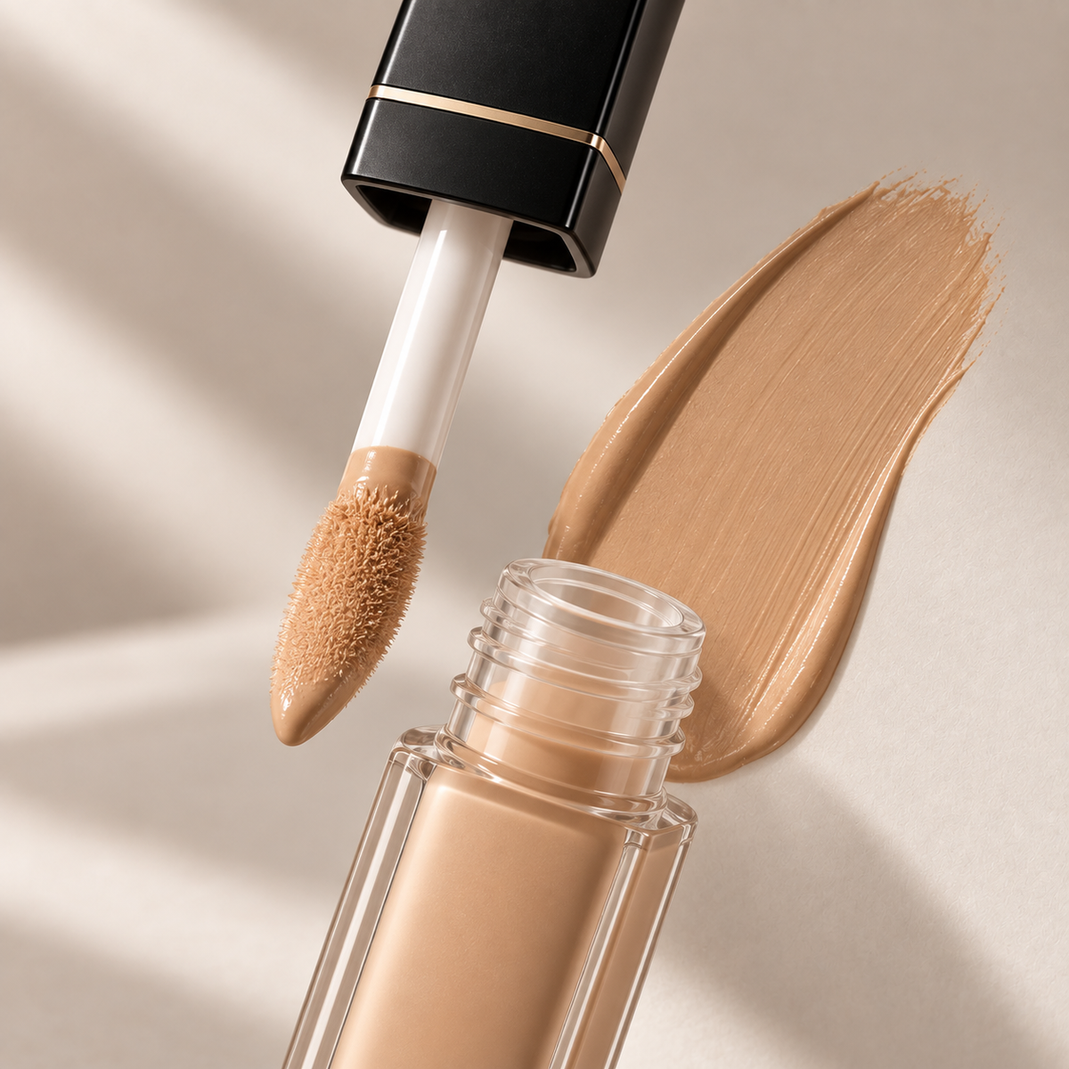 Aube Warm Almond concealer and doe-foot detail