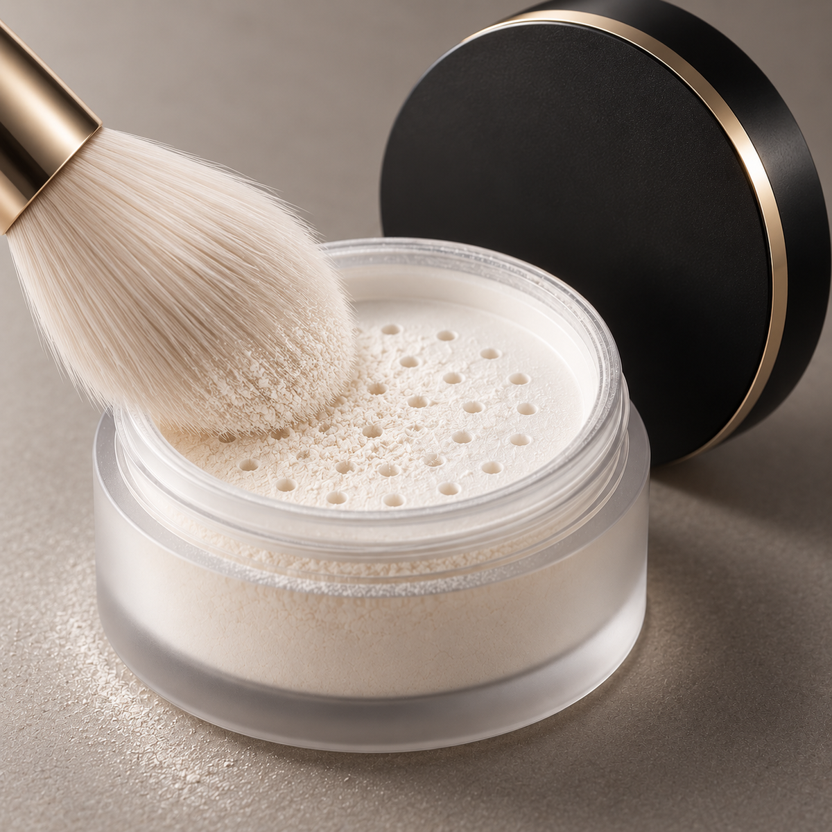Brume fine powder and sifter detail