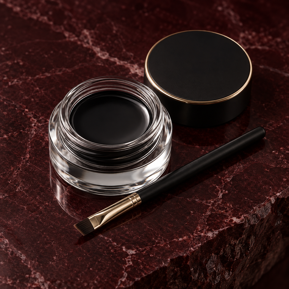 Ligne Precision Gel Liner pot and angled brush