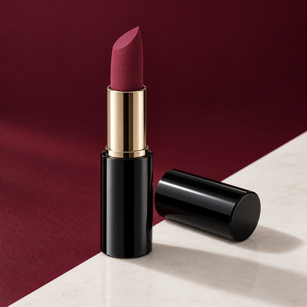 Merlot Velvet Lip Color in berry mauve