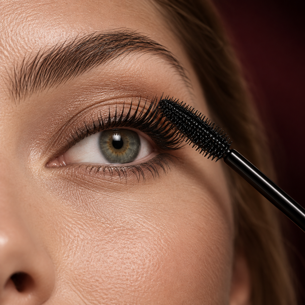 Nocturne mascara defining the upper lashes