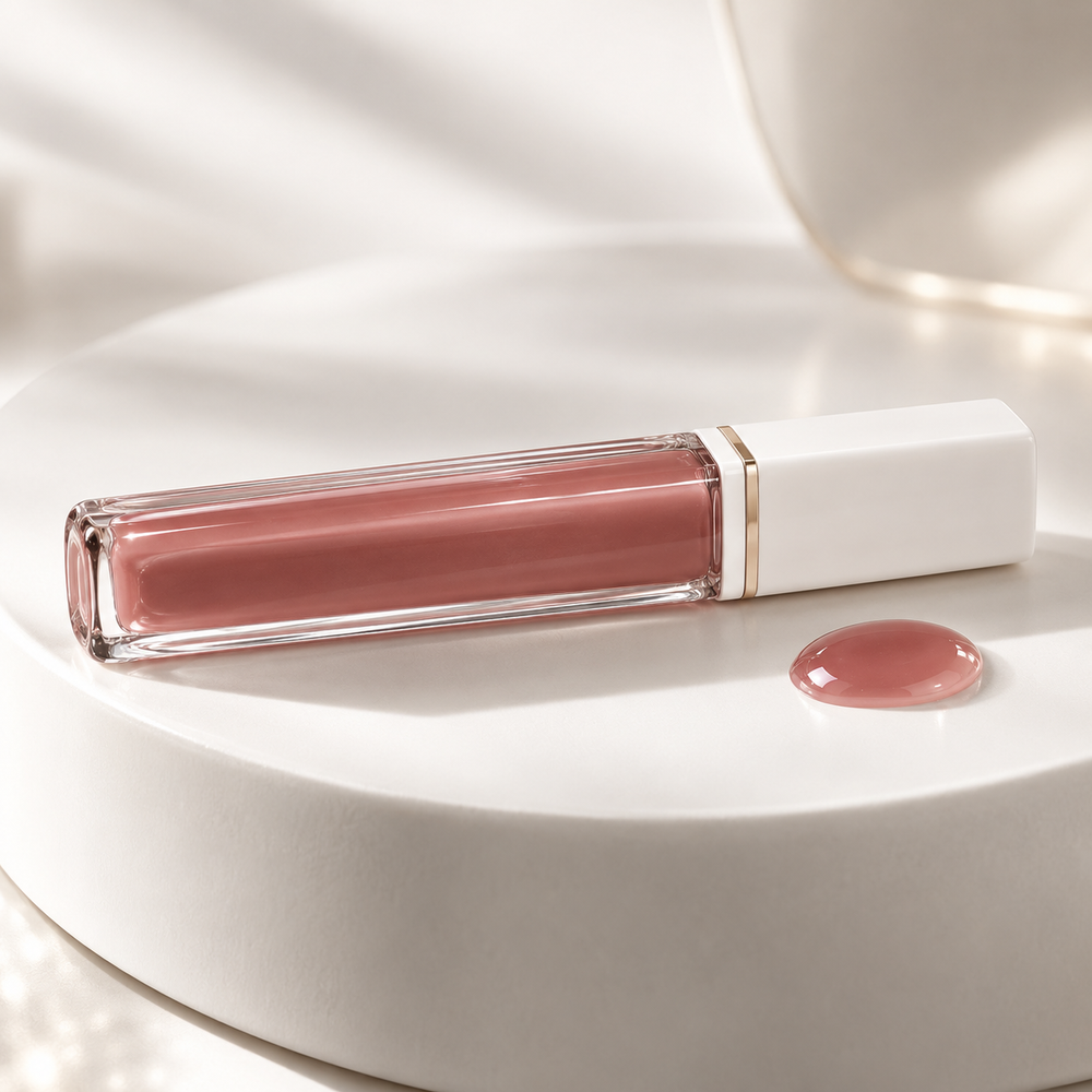 Nuage Glass Lip Lacquer in smoky rose