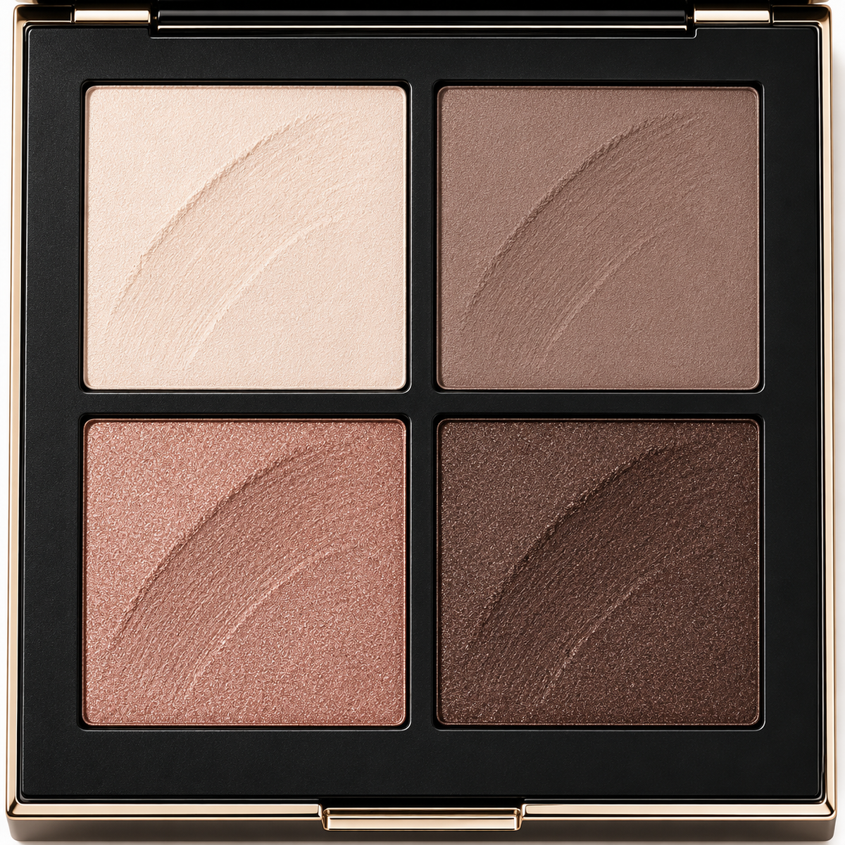 Ombre matte and satin pressed powder detail